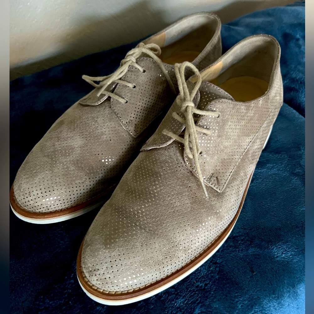 Paul Green Loafers- glittery w gold